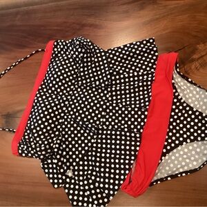 Kenneth Cole Reaction Polka Dotted Tankini Set